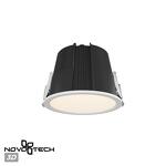 Превью фото №1  NOVOTECH 359424 SPOT NT24 436 белый Светильник встраиваемый с переключателем цв. температуры IP65 LED 10W 170-265V 3000К\4000К\6000К LANG
