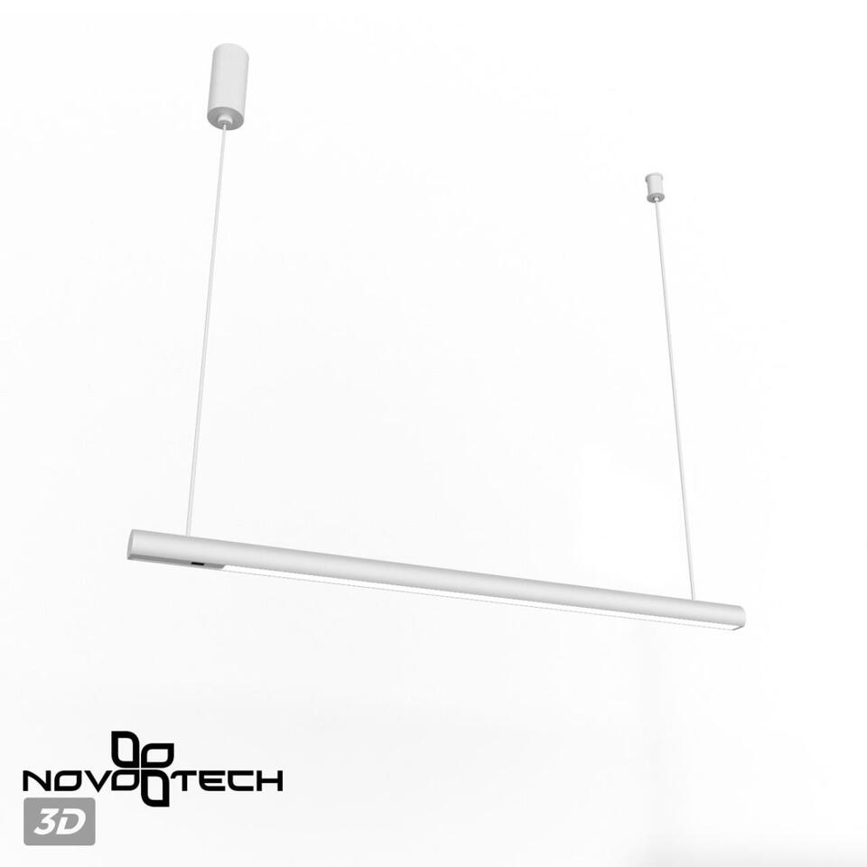 Фото №8  Подвесной светильник NOVOTECH 359306 OVER NT24 284 белый Светильник подвесной диммируемый со сменой цв.температуры (сенсор) IP20 LED 14W 2700/4000/6000K 220-240V FERMO