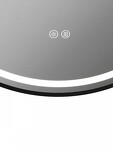 Превью фото №29  Watersense Зеркало Lina Supernova Black D80, LED подсветка, сенсор, антипар T20124