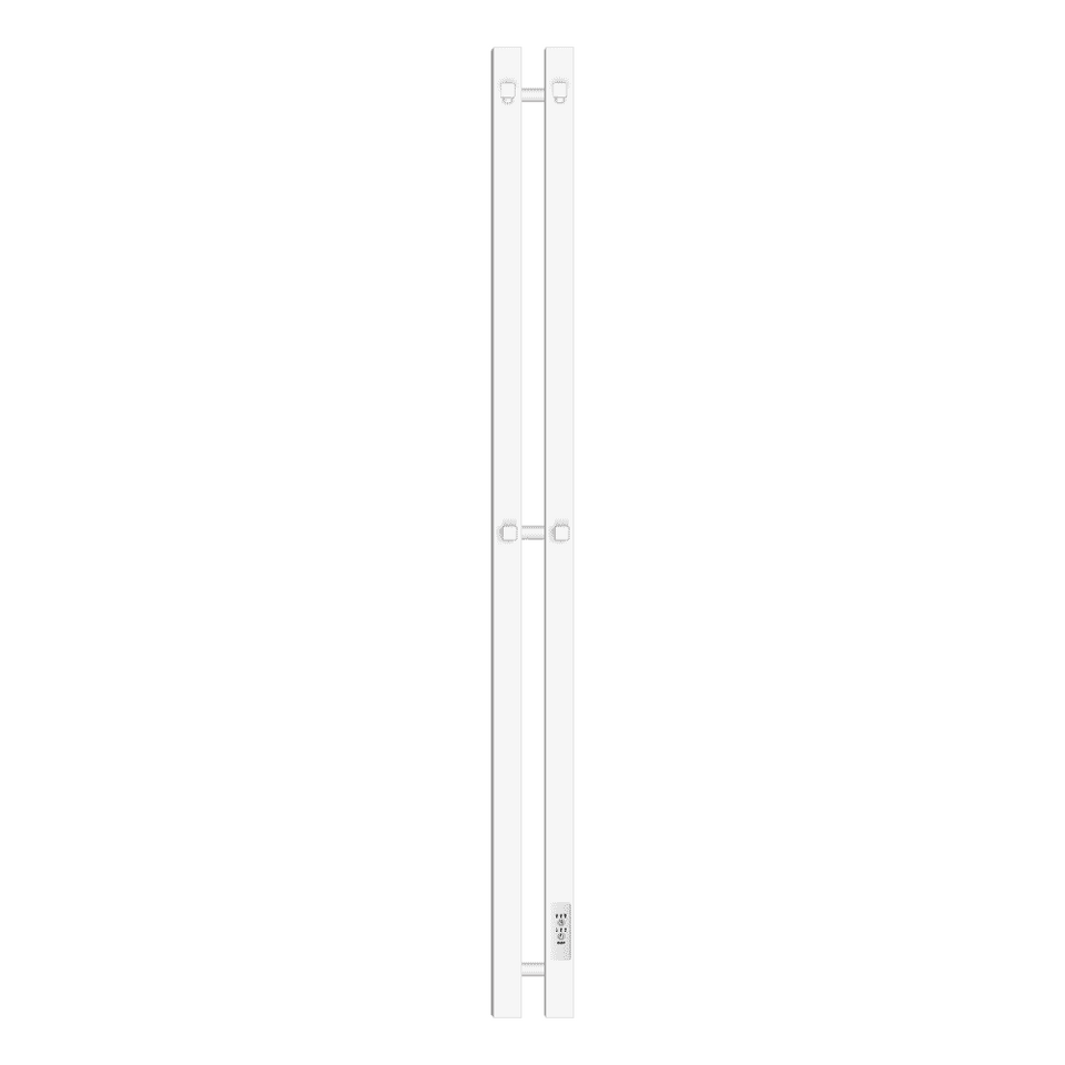 Фото №1  Полотенцесушитель Полотенцесушитель электрический Primoclima Sol Q E White 120*6 2