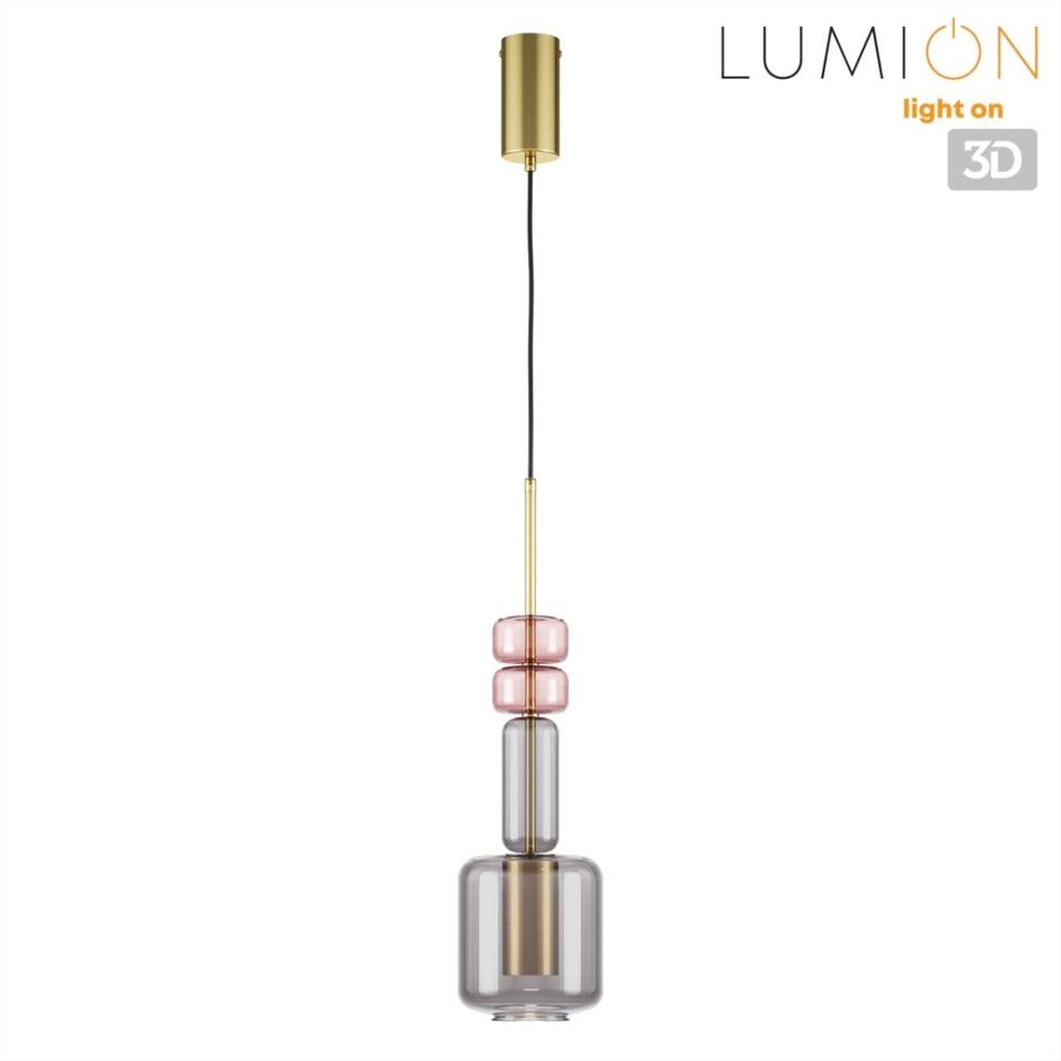 Фото №5  Подвесной светильник LUMION 6504/1 SUSPENTIONI LN26 385 бронза, розовый, серый Подвес GU10 50W 220V VERONA