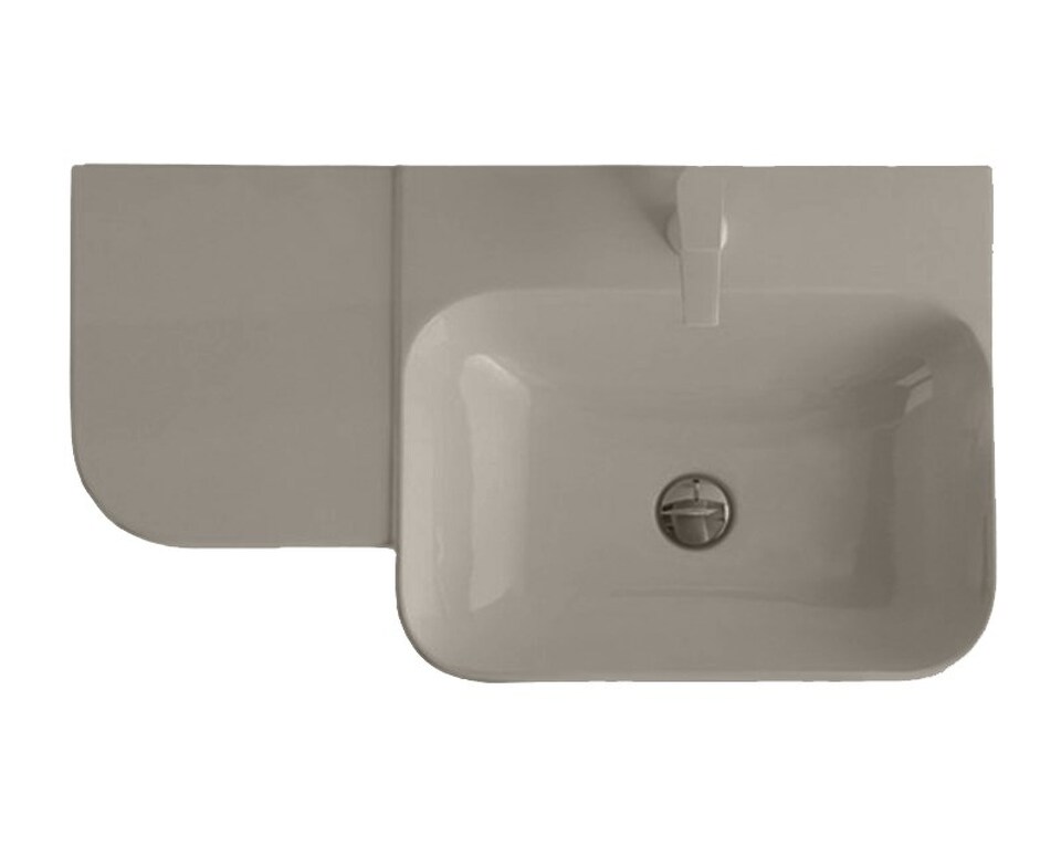 Фото №4  Раковина 40813 / PCV80D Althea Cover раковина подвесная 80x46  Матовый бетон Plus-Ton®