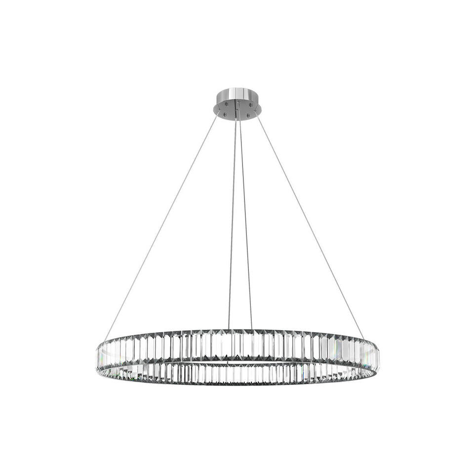 Фото №4  Подвесной светильник 10135/800 Chrome Подвесной светильник LOFT IT Crystal ring