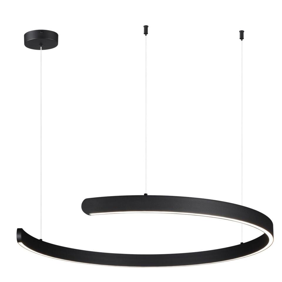 Фото №5  Подвесной светильник LUMION 6534/57L LEDIO LN26 265 чёрный Светильник подвесной LED 57W  3000/4000/6000К 220V INDIE