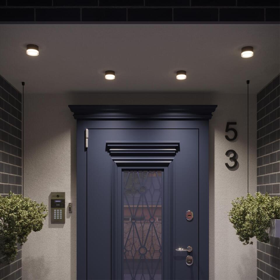 Фото №5  NOVOTECH 359715 STREET NT25 714 черный Светильник ландшафтный с переключ. цветовой температуры IP65 LED 12W 100-240V 2700К\3200К\4000К ESTIMA