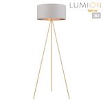 Превью фото №1  Торшер LUMION 8077/1F NEOCLASSI LN26 466 золото/белый, металл/текстиль Торшер E27 1*60W 220V TAPIOKA