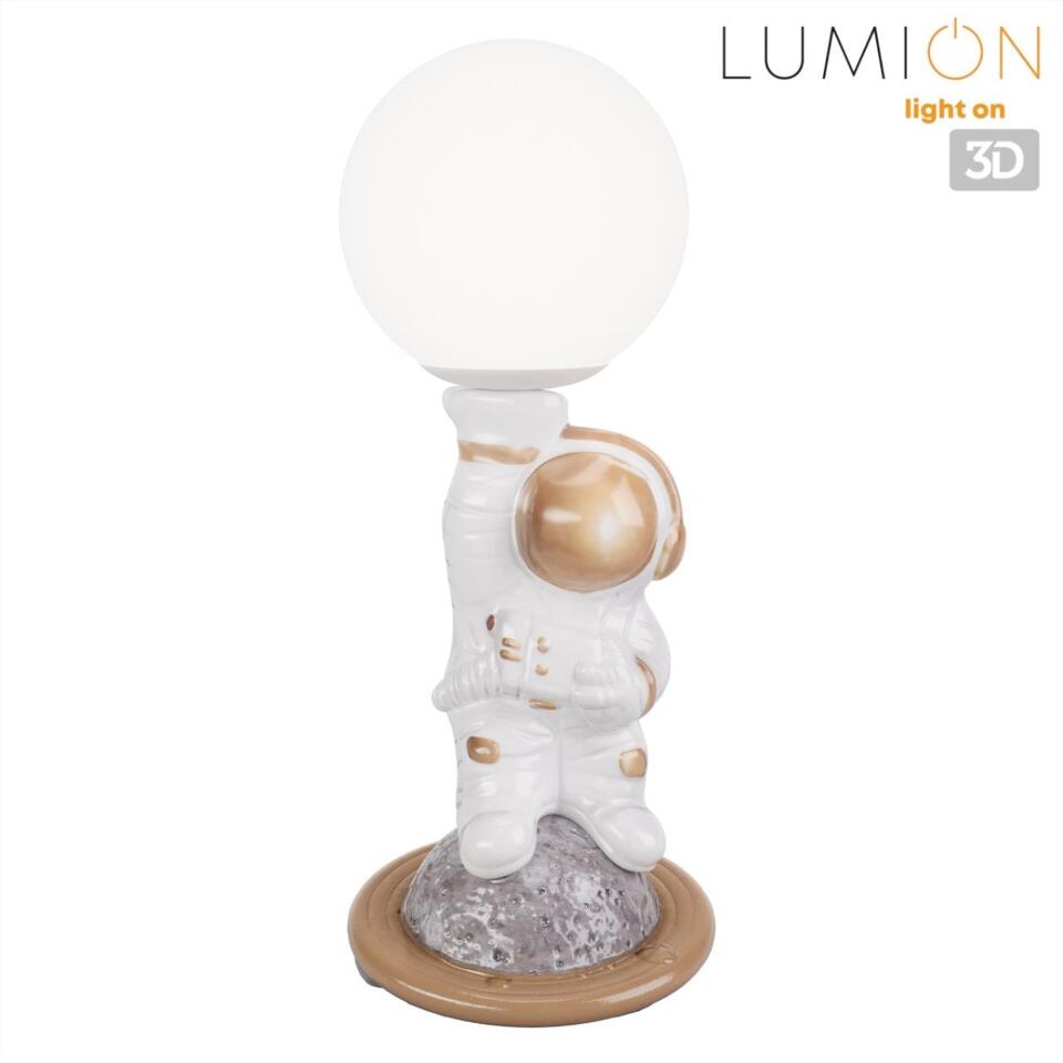 Фото №8  Настольная лампа LUMION 8207/1T MODERNI LN26 513 белый, керамика/пластик Настольная лампа Е14 1*40W 220V ATLAS