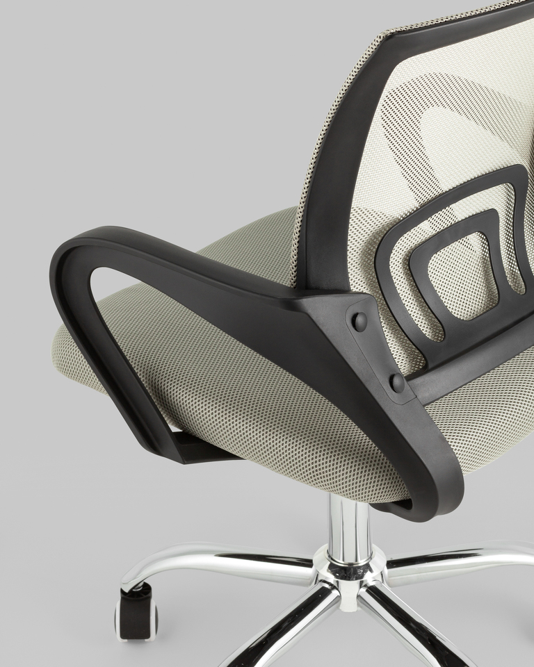 Фото №10  Кресло Кресло офисное TopChairs Simple New серый