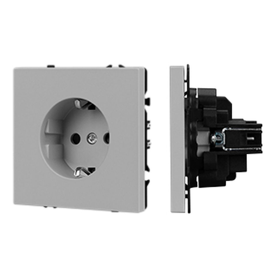 Фото №1  Розетка Arlight Механизм электрической розетки SCT-NOBE-MEU1-SFPL-IS (230V, 16A) ( Никель)