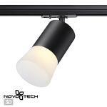 Превью фото №1  NOVOTECH 370902 PORT NT22 204 черный Светильник трековый однофазный двухжильный (универсальный) IP20 GU10 9W 220V ELINA