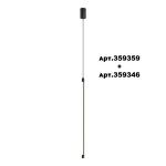 Превью фото №7  NOVOTECH 359346 KONST NT24 048 черный Светильник линейный светодиодный IP20 LED 12W 170-265V 4000K 960Лм VITZ