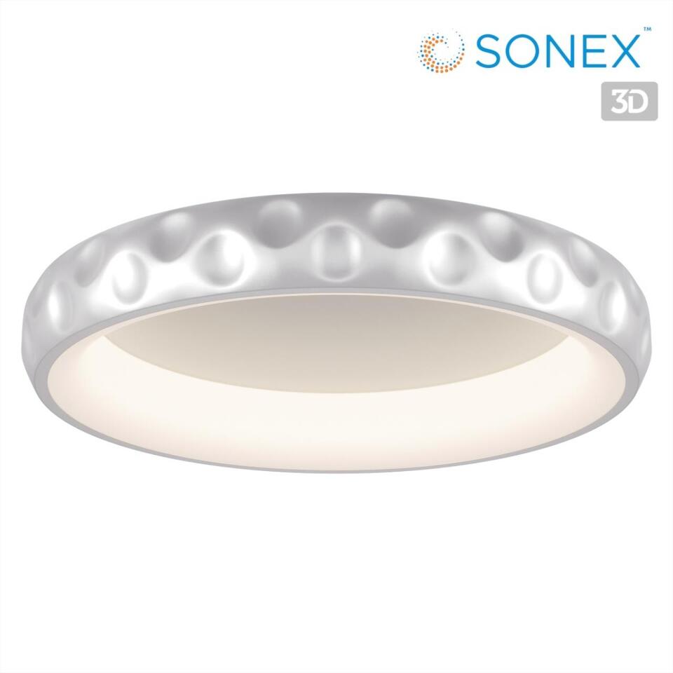 Фото №9  SONEX 7772/56L AVRA LED SN 566 Светильник металл/белый/серебряный LED 56Вт 3000/4000/6000K D500 IP43 ССТ LACUNA