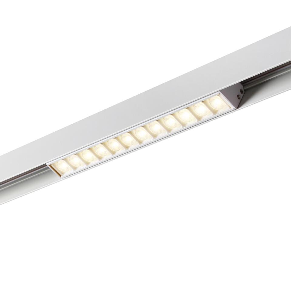 Фото №7  NOVOTECH 358621 SHINO NT21 064 белый Трековый низковольтный св-к диммируемый с ДУ, со сменой цв.температуры IP20 LED 3000~6500К 12W 48V FLUM