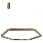 Превью фото №7  Подвесной светильник 10243XL Gold Подвесной светильник LOFT IT Titanium