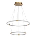 Превью фото №1  Подвесной светильник LUMION 8010/50L LEDIO LN25 000 золото/прозрачный, металл/акрилл Подвесной светильник LED 50W 220V 4000K TWINKLE