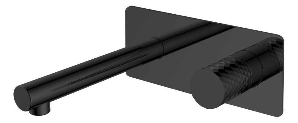 Фото №2  Boheme Смеситель STICK из стены BLACK DIAMOND BLACK