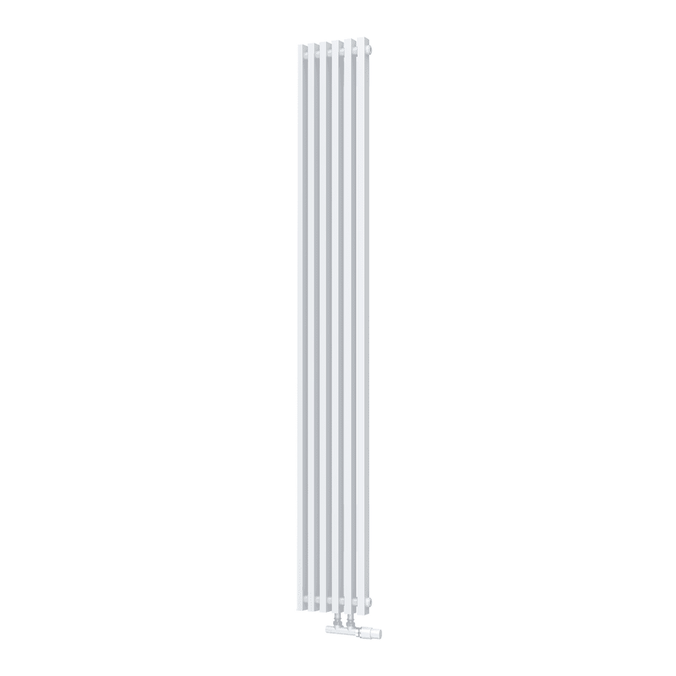 Фото №1  Радиатор Радиатор КЗТО Quadrum NEO 50 V 1750-6 R RAL1T104S9016 (белый муар)
