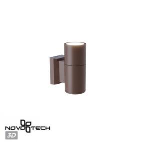 Фото NOVOTECH 370986 STREET NT25 000 коричневый Светильник ландшафтный IP65 GU10 50W 100-240V LANDSCAPE