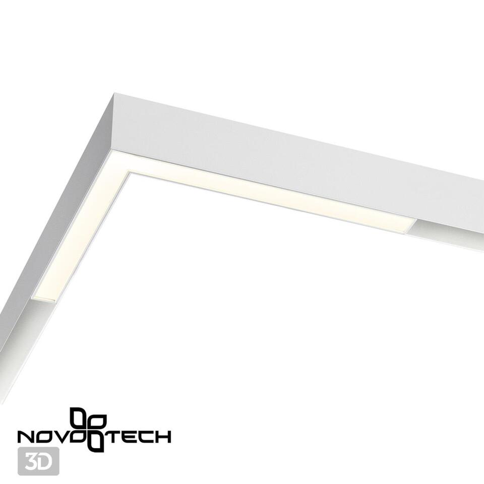 Фото №6  NOVOTECH 358605 SHINO NT21 155 белый Трековый светильник для низковольного шинопровода IP20 LED 4000K 24W 48V FLUM