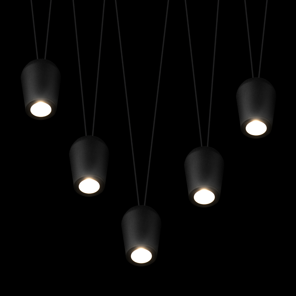 Фото №11  Подвесной светильник 10357/5 Подвесной светильник LOFT IT Blackout