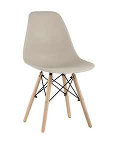 Фото Стул Eames Style DSW бежевый (разборный каркас)