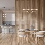 Превью фото №1  Подвесной светильник LUMION 5297/7L LEDIO LN23 000 золотой Подвес LED 7W 3000K 574Лм 220V NOVA