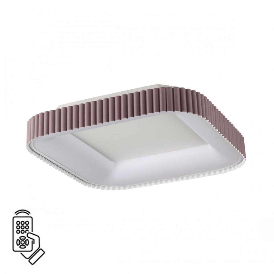 Фото №10  SONEX 7770/56L AVRA LED SN 578 Светильник металл/белый/мокко LED (56Вт+14Вт) 3000-6000K 500х500 IP43 пульт ДУ+подсветка SHARMEL