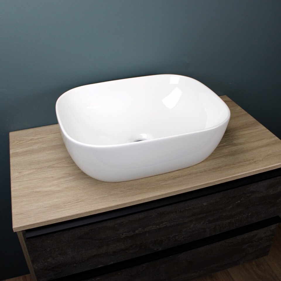 Фото №15  Раковина Teymi Раковина Solli 50 artceramic, накладная, белая T50204