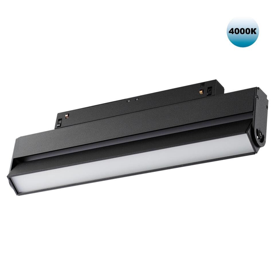 Фото №6  NOVOTECH 358539 SHINO NT21 158 черный Трековый светильник для низковольного шинопровода IP20 LED 4000K 12W 48V FLUM