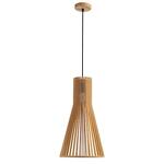 Превью фото №1  Подвесной светильник LUMION 8384/1A ECO LN26 323 бежевый дерево Подвес E27 60W 220V GERDA