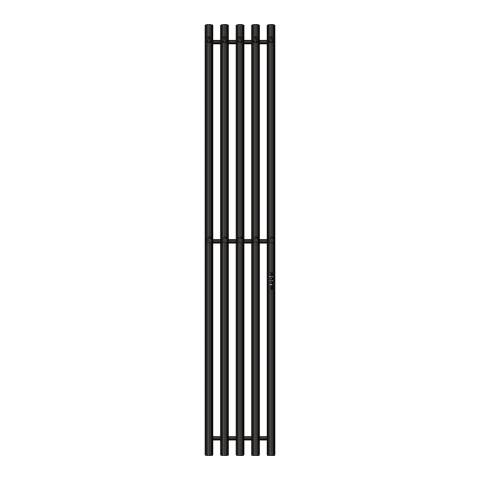 Фото №1  Полотенцесушитель Полотенцесушитель электрический Primoclima Sol R C E Black 150*24 5