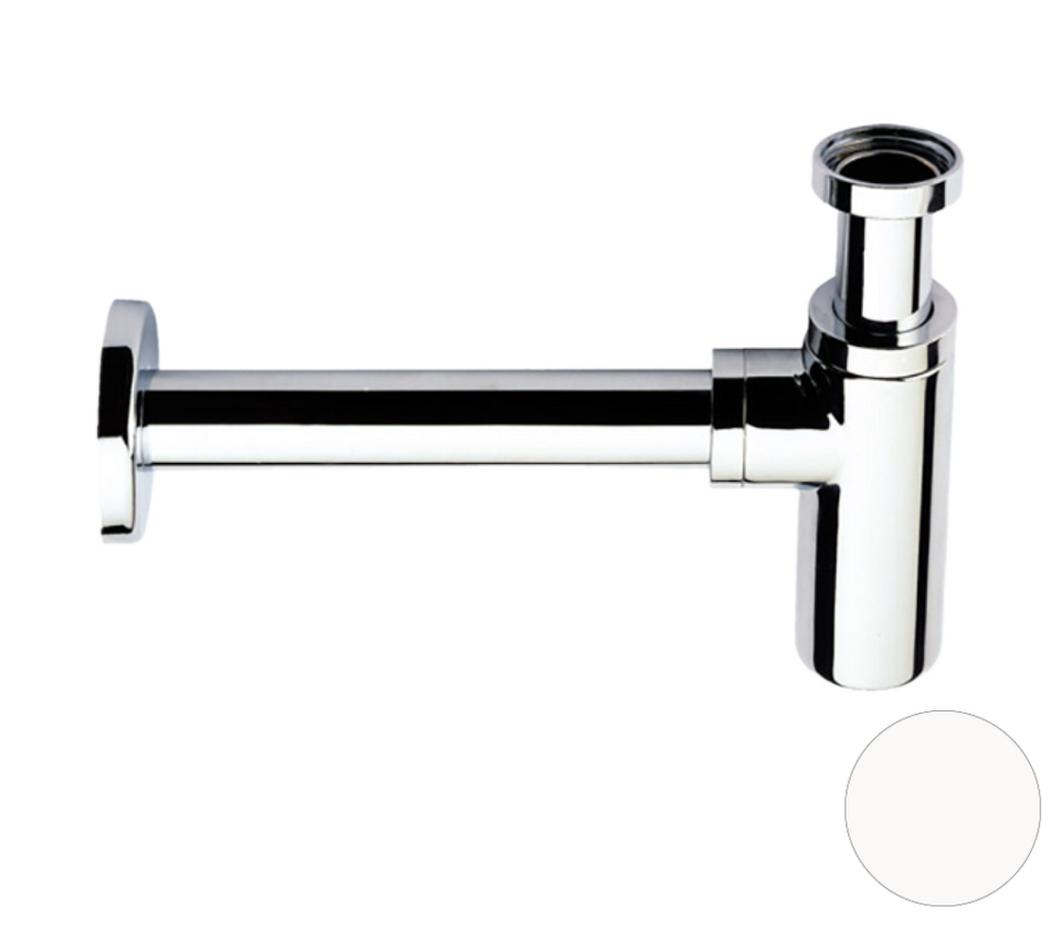 Фото №2  Сифон 1”1/4 Remer 958LBO, белый матовый
