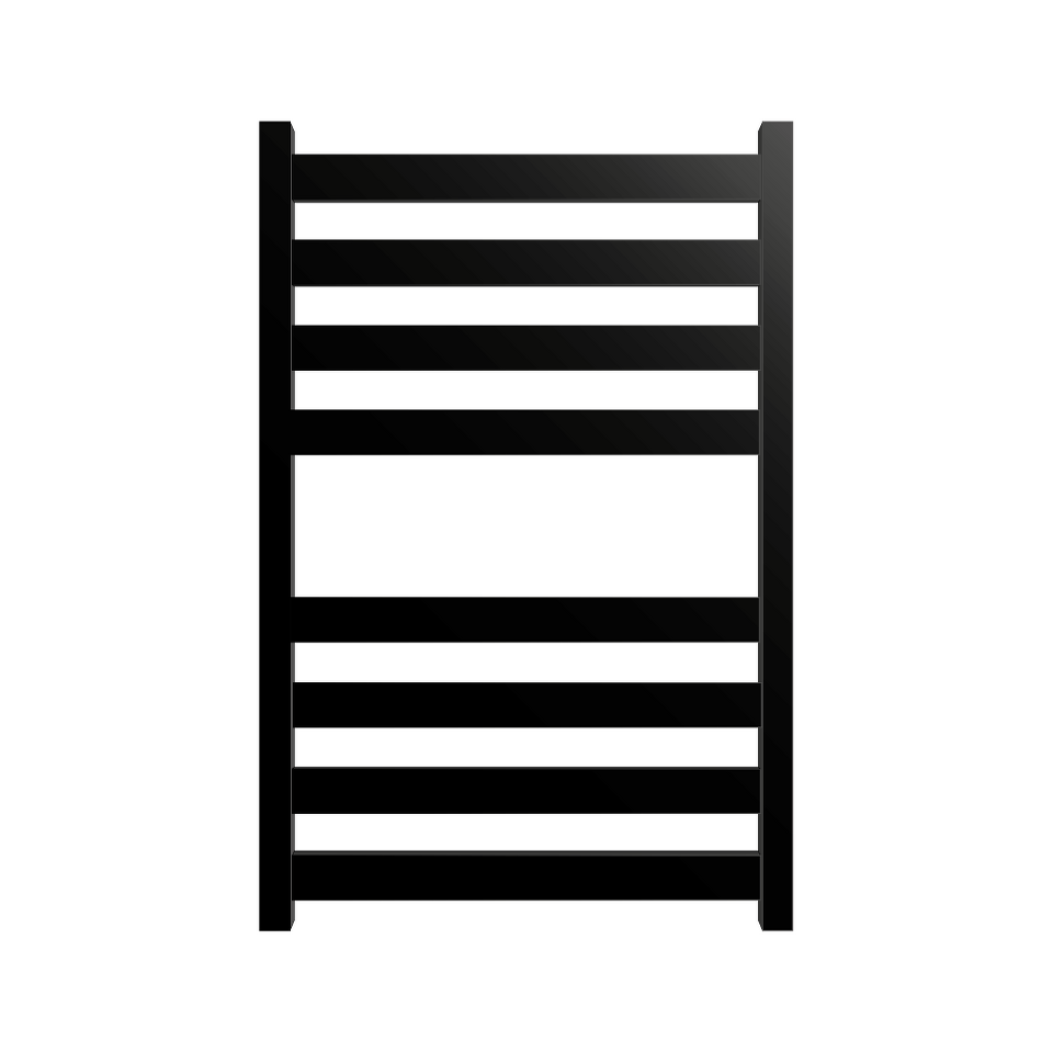 Фото №1  Полотенцесушитель Полотенцесушитель водяной Primoclima Nox 50 Water Black 80*50 4_4
