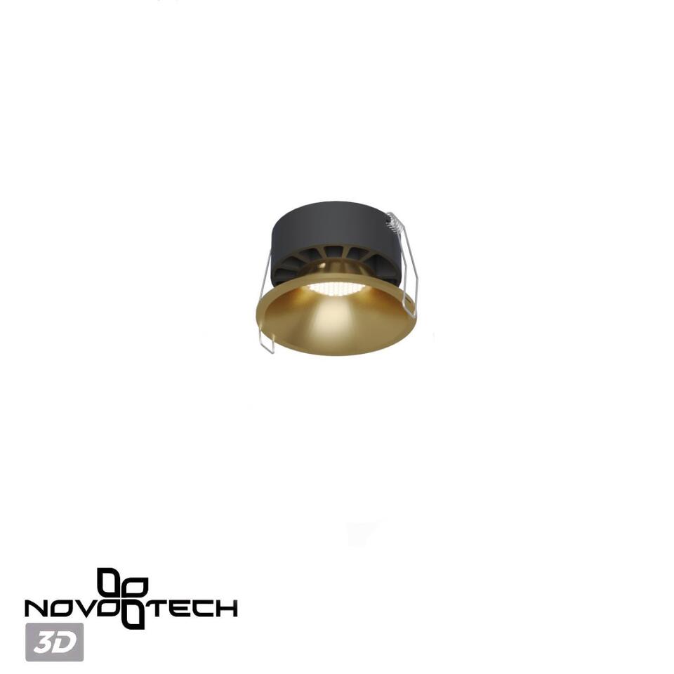 Фото №9  NOVOTECH 359853 WIR NT25 506 бронза Светильник встраиваемый с переключателем цв. температуры IP20 LED 12W 220-240V 2700К\3200К\4000К NOVA