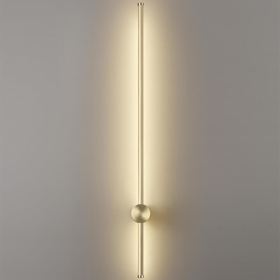 Фото №4  LUMION 5678/12WLY УЦЕНКА(НЕВОЗВРАТНЫЙ ТОВАР) LEDIO LN26 441 золотой Настенный светильник LED 13W 3000K 220V BRAM