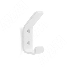 Фото PULSE ЛАНФОРД Крючок двухрожковый белый матовый, LANFORD (HK.41.WTM)