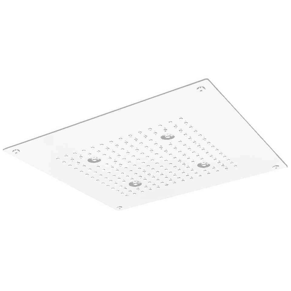 Фото №7  SF030BXX AQUAelite Techno верхний душ потолочного крепления, 400x400 мм Матовый белый, HRP 43/04Q
