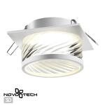 Превью фото №1  NOVOTECH 370921 SPOT NT22 512 белый Светильник встраиваемый IP20 GU10 9W 220V GEM