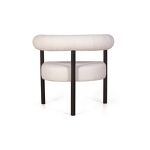 Превью фото №6  Кресло Top concept Кресло Бигги, букле Turin ivory / опоры черные