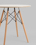 Превью фото №5  Стол Eames DSW NEW D80 бежевый
