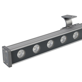 Фото Arlight Светодиодный прожектор AR-LINE-1000M-24W-24V RGB (Grey, 30 deg, DMX512) ( Закрытый)
