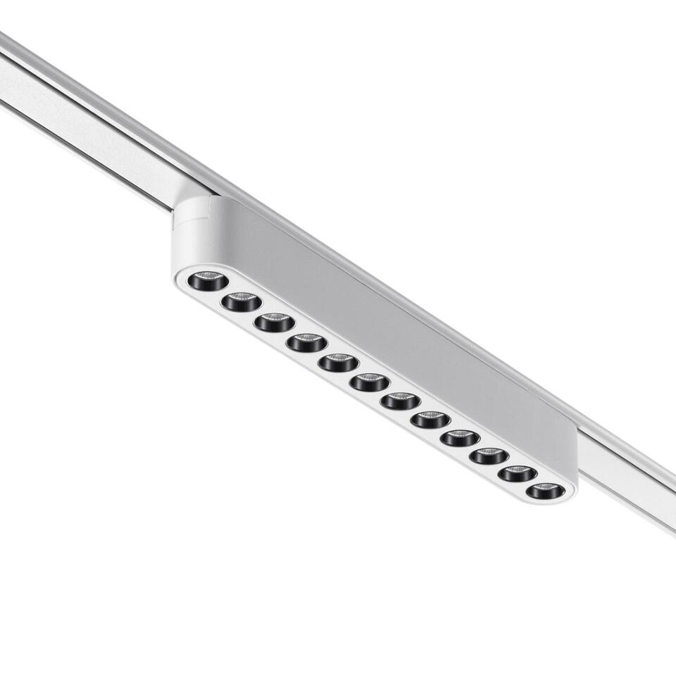 Фото №5  NOVOTECH 359077 SHINO NT23 179 белый Трековый светильник для низковольтного шинопровода IP20 LED 12W 48V 4000K 1140Лм SMAL