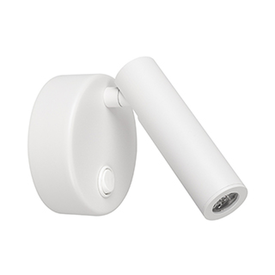 Фото №1  Arlight Светильник SP-BED-R90-3W Warm3000 (WH, 20 deg, 230V) ( IP20 Металл, 3 года)