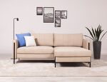 Превью фото №4  Диван Top concept Барселона диван-кровать с шезлонгом, бежевый