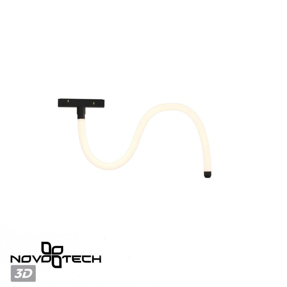 Фото №7  NOVOTECH 359333 KONST NT24 142 черный Светильник трековый для низковольтного шинопровода FLUM IP20 LED 14W 4000K 48V 1360Лм RAMO