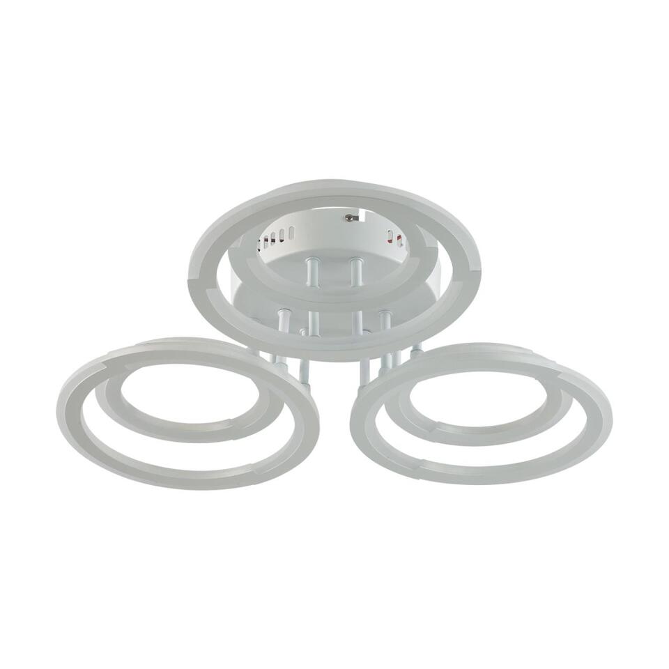 Фото №10  LUMION 8028/80CL LEDIO LN25 000 белый, металл/акрил Потолочный светильник с ПДУ LED 80W 3000-6000К 220V OSAKA