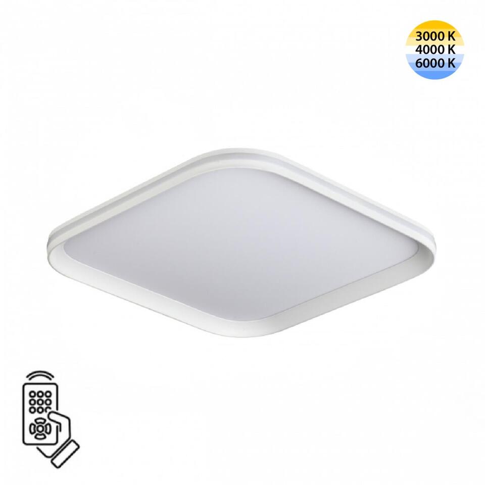 Фото №11  SONEX 7750/72L MITRA LED SN 544 Светильник металл/PMMA/белый LED 72Вт 3000-6000К 396х396 IP20 пульт ДУ BETA