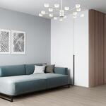 Превью фото №3  Люстра LUMION 8265/15 COMFI LN26 233 металл/металл белый/белый Люстра GX53 LED 15*7W 220V TORINA