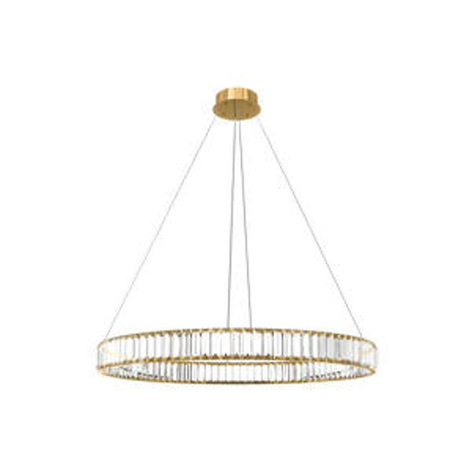 Фото №4  Подвесной светильник 10135/800 Gold Подвесной светильник LOFT IT Crystal ring