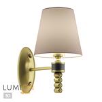 Превью фото №1  LUMION 4429/1W NEOCLASSI LN26 071 античная латунь, бежевый Бра E14 1*40W 220V MONTANA